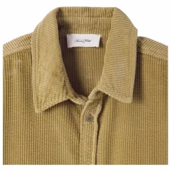 Chemise Padow Velours | Vert kaki clair
