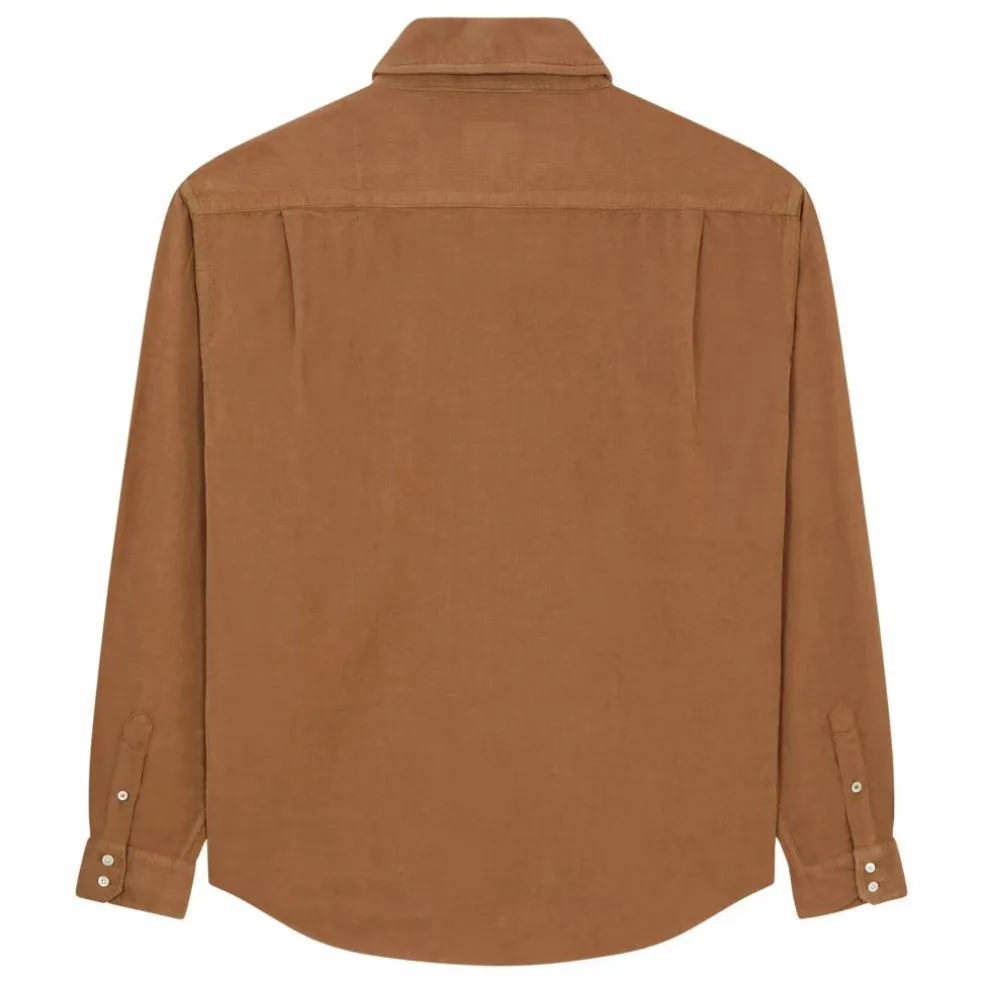 Chemise Paul Pat Fin Velours Côtelé | Brun