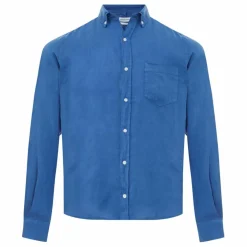 Chemise Plain Lin | Bleu