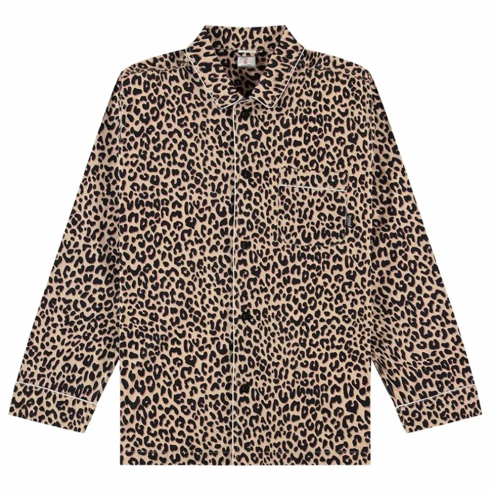 Chemise Pyjama Léopard | Beige