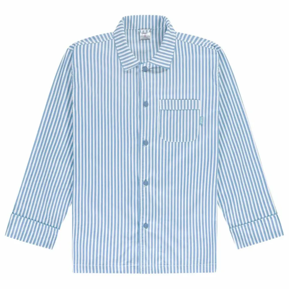 Chemise Pyjama Rayé | Bleu