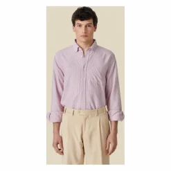 Chemise Rayée Oxford Belavista | Rouge