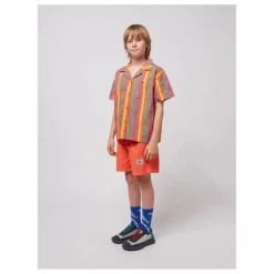 Chemise Rayures Coton Bio | Rouge