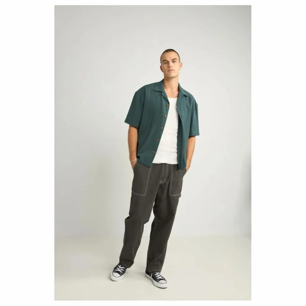 Chemise Relaxed Texturée | Vert