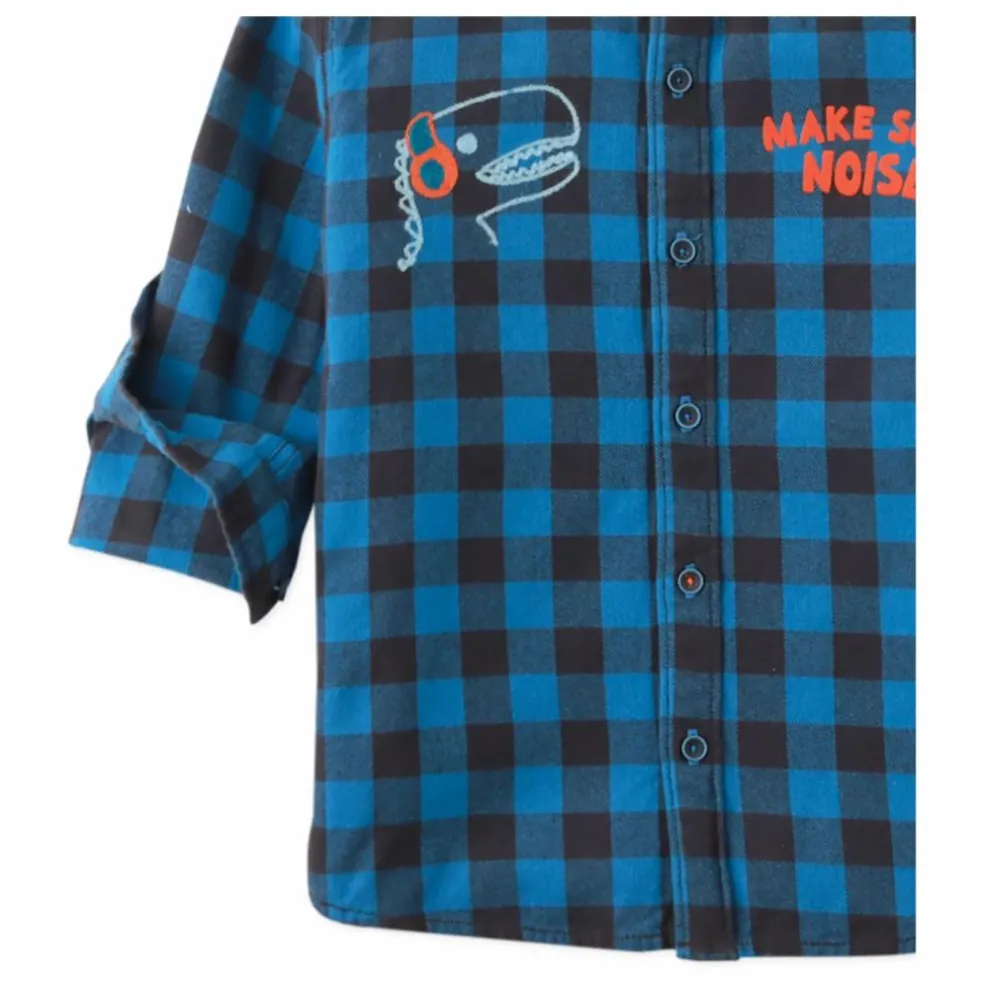 Chemise Roman | Bleu