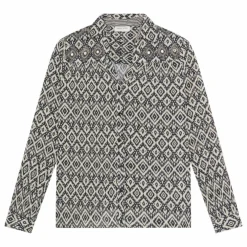 Chemise Ruby Tuesday Ikat Amrit Crêpe de Coton | Noir
