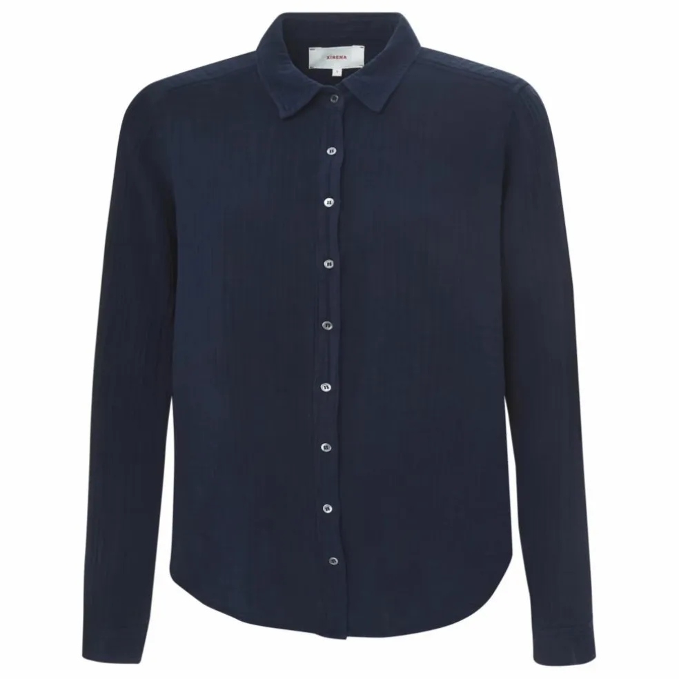 Chemise Scout Gaze de Coton | Bleu nuit