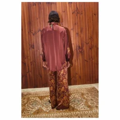 Chemise Seraphina Soie | Bordeaux