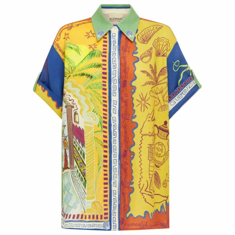 Chemise Surrealist Summer Lin | Jaune