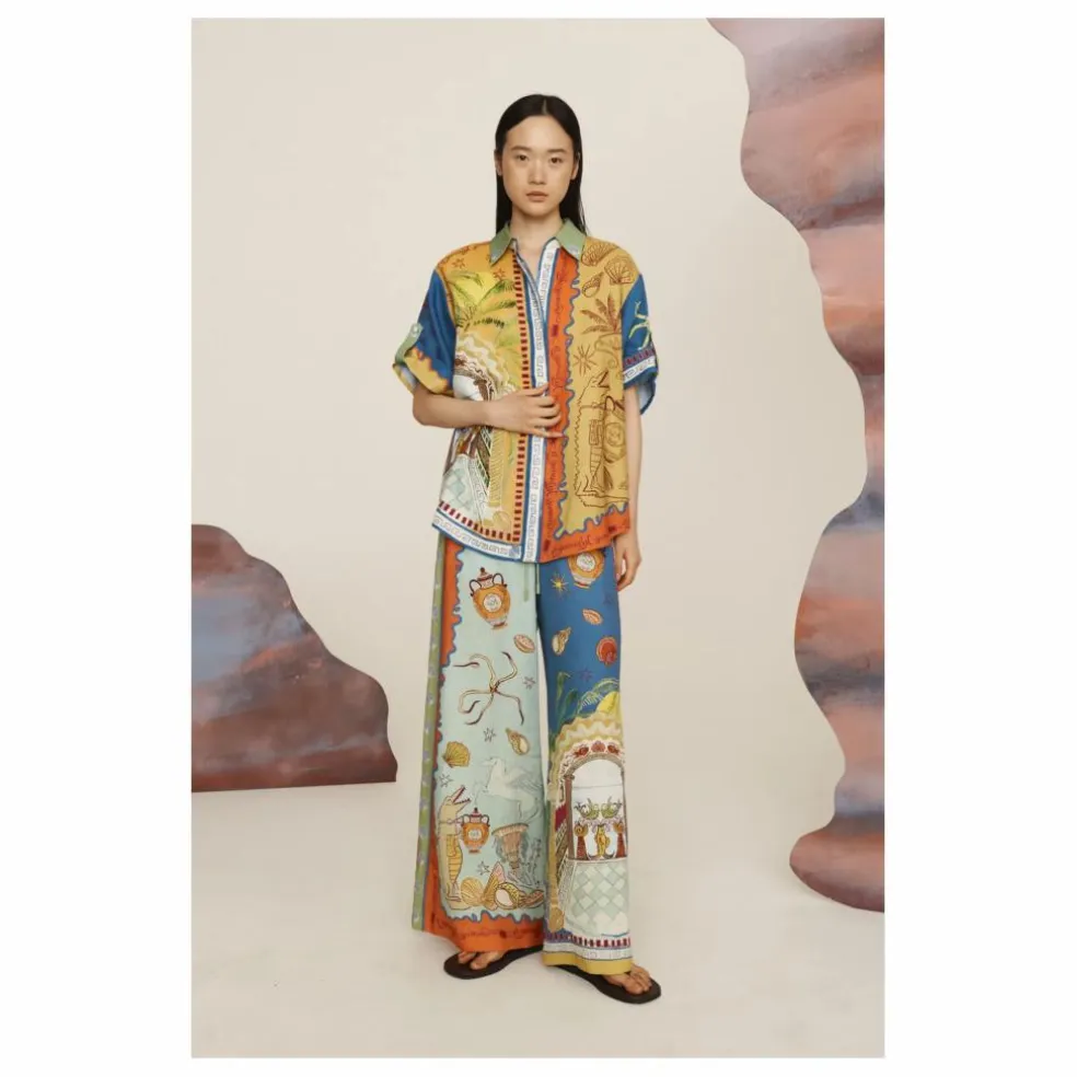 Chemise Surrealist Summer Lin | Jaune