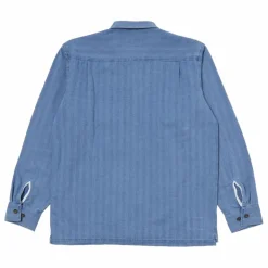 Chemise Utility Herringbone | Washed Blue