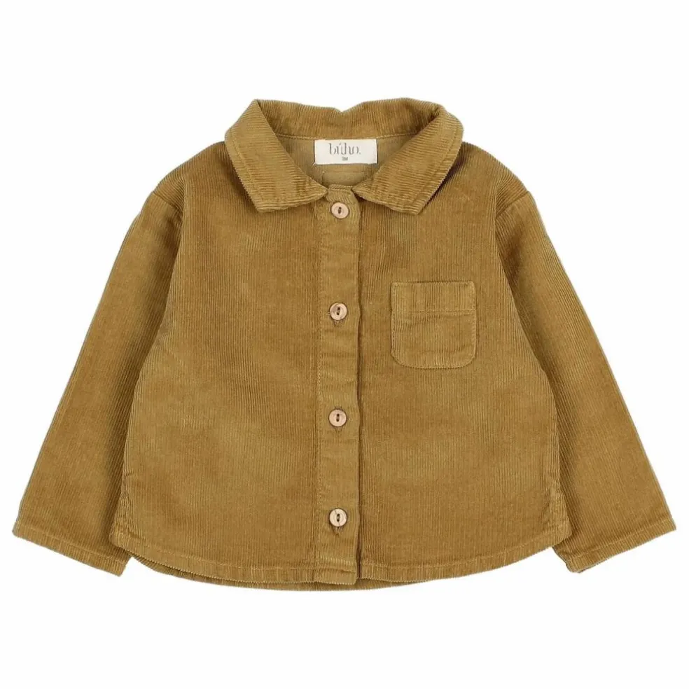 Chemise Velours Côtelé Coton Bio | Ocre