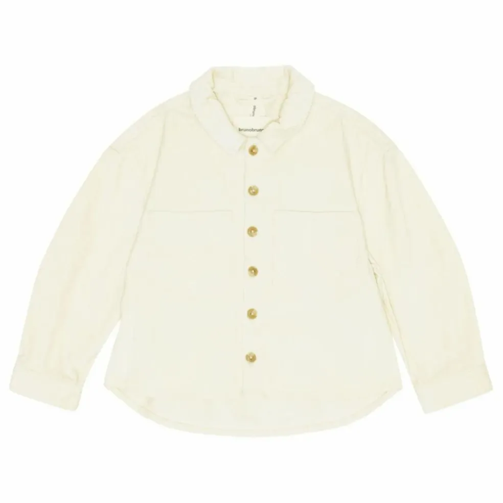 Chemise Velours Côtelé Nohr Coton Bio | Ecru