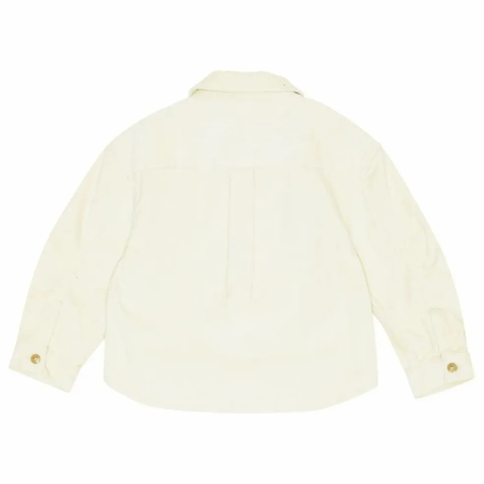 Chemise Velours Côtelé Nohr Coton Bio | Ecru