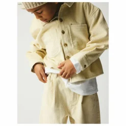Chemise Velours Côtelé Nohr Coton Bio | Ecru