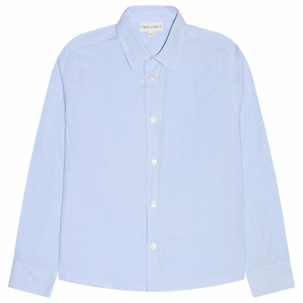 Chemise Zayn Rayée | Bleu Clair
