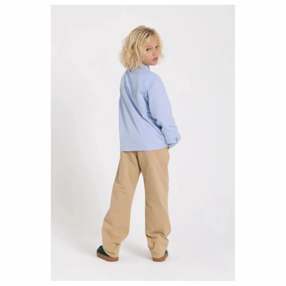 Chemise Zayn Rayée | Bleu Clair