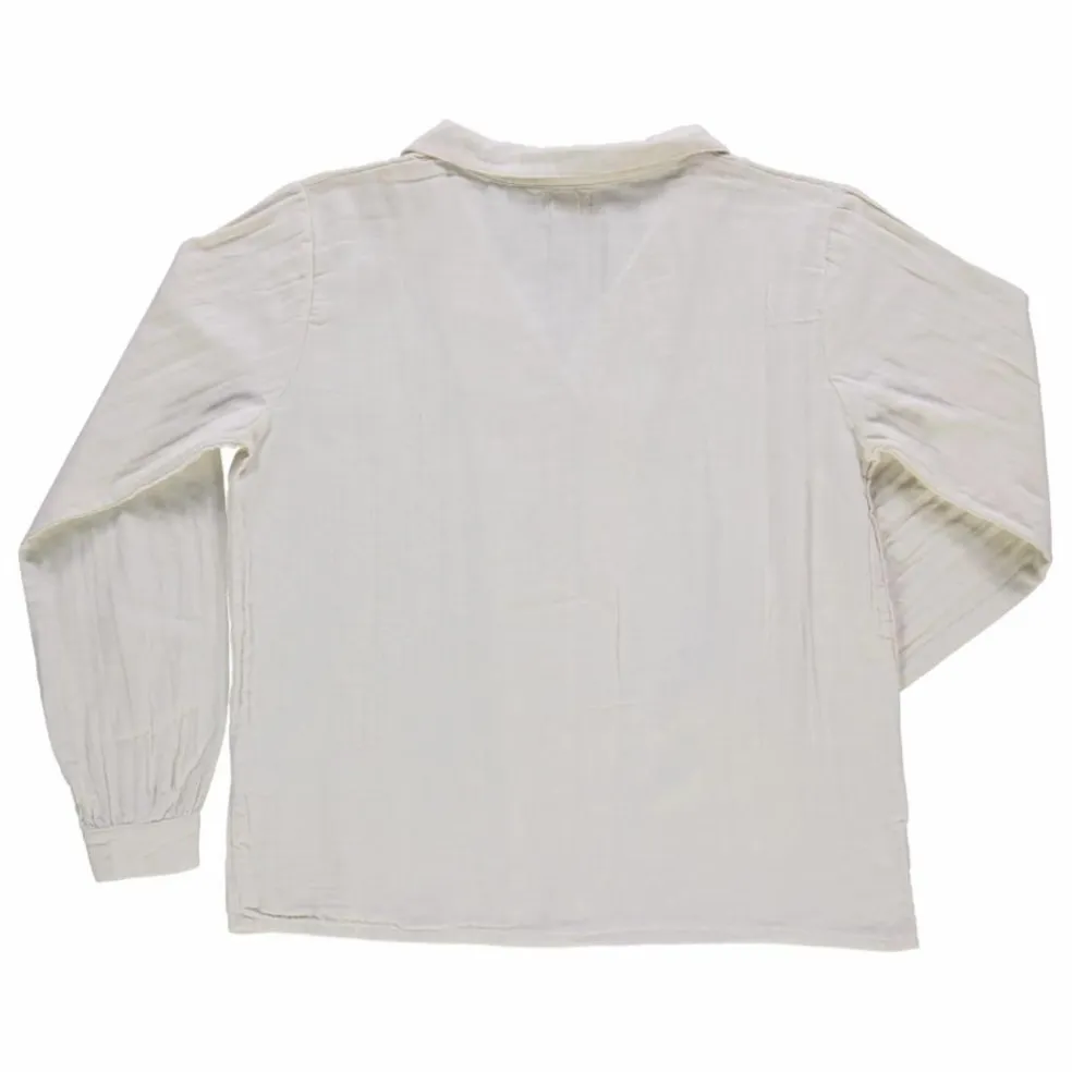 Chemisier Datte Coton Bio - Collection Femme | Crème