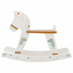 Cheval à bascule Ruddy | Blanc