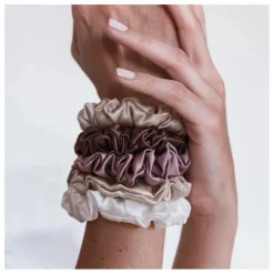 Chouchous en soie - Lot de 5 | Rose