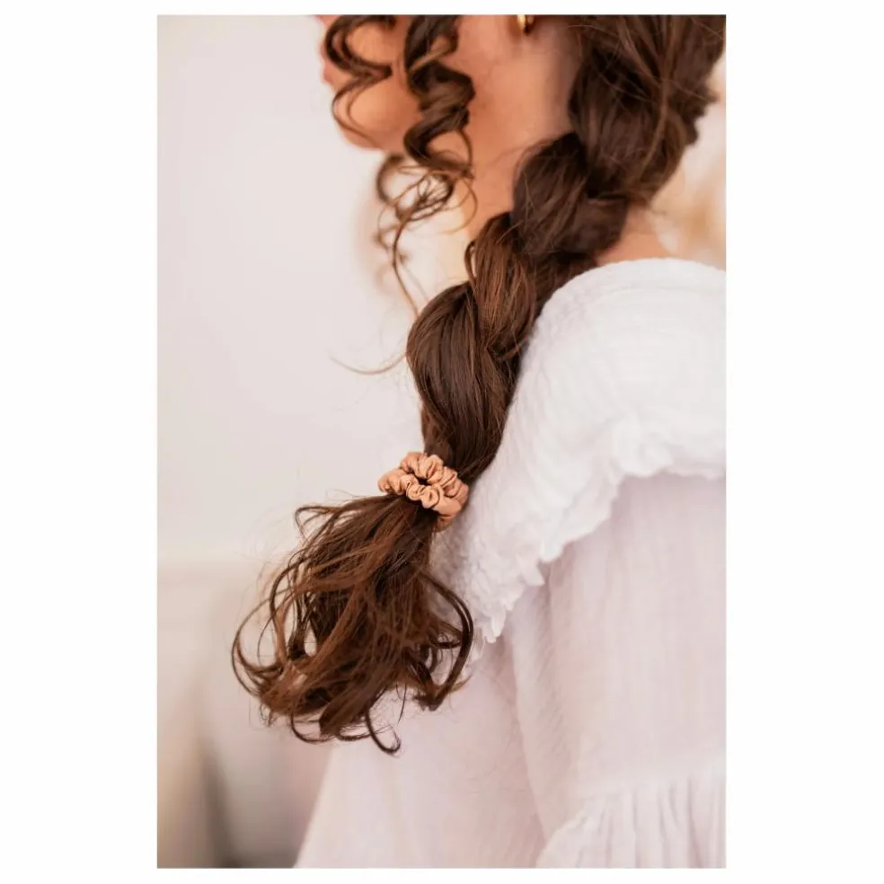 Chouchous en soie - Set de 2 | Rose