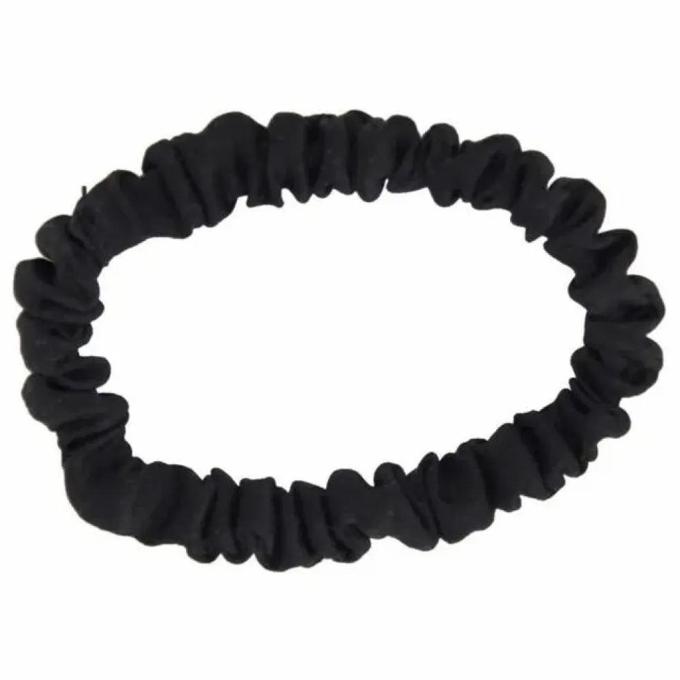 Chouchous en soie - set de 2 | Noir