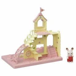 Château des bébés et bébé lapin