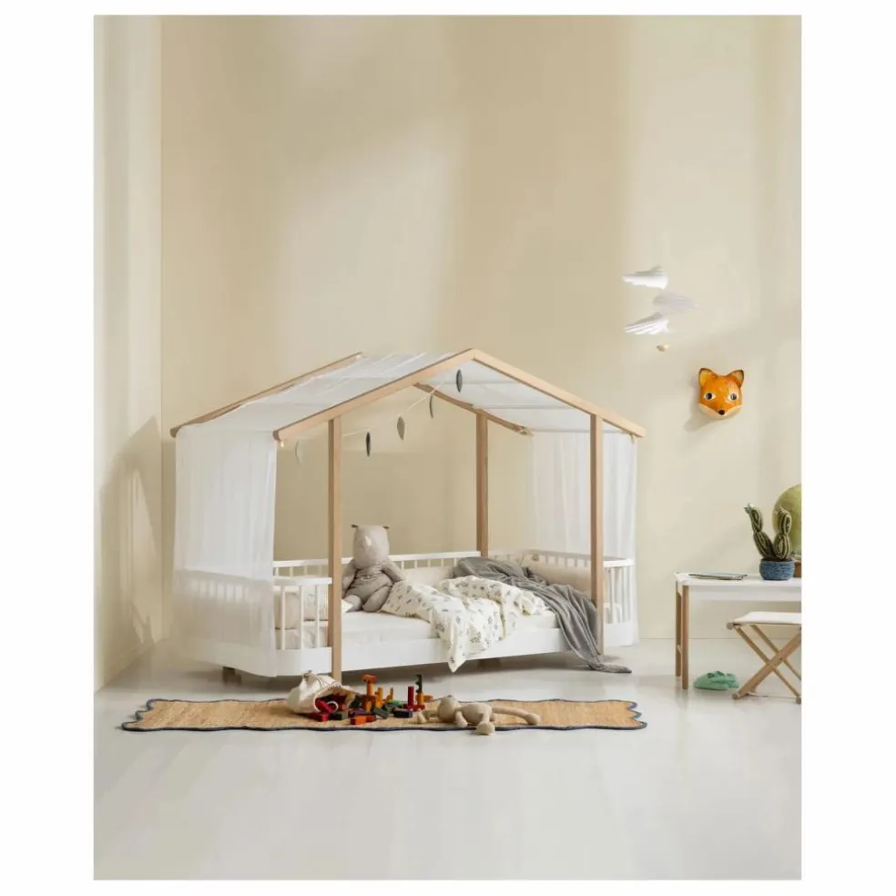 Ciel de lit Cabane Wood Original | Blanc