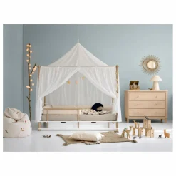 Ciel de lit Camp Sahara | Blanc