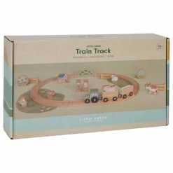 Circuit de train en bois FSC - Little Farm