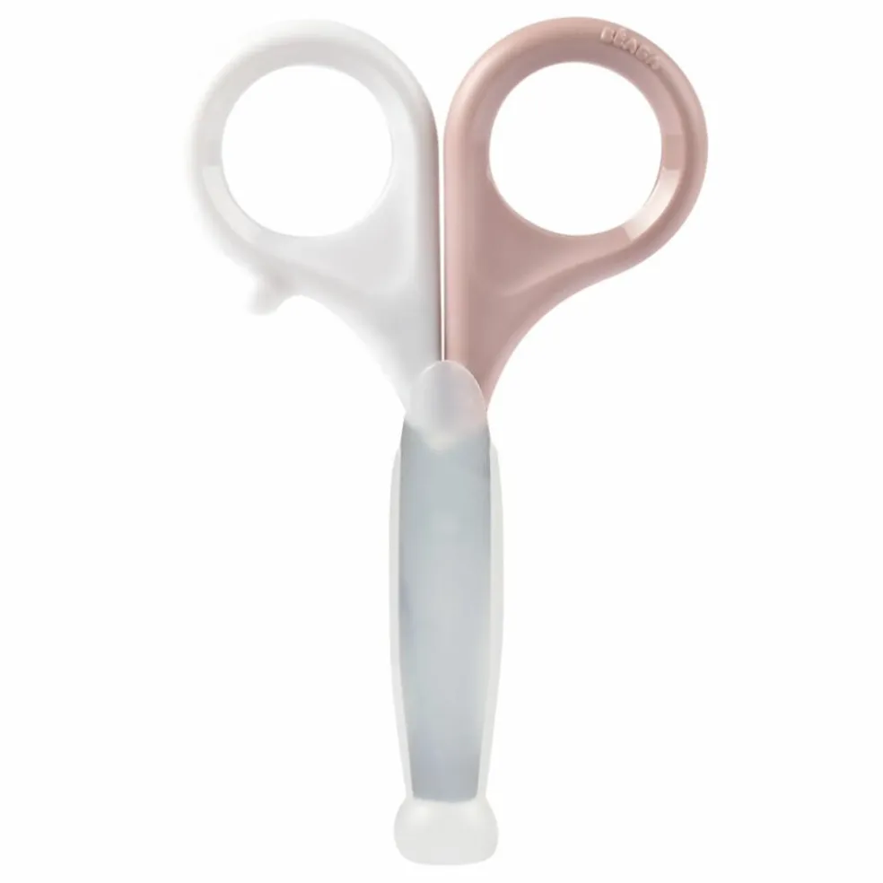 Ciseaux à bout rond pour bébé | Rose pâle