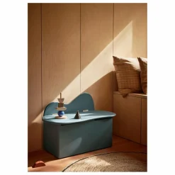 Coffre de rangement Slope | Bleu gris