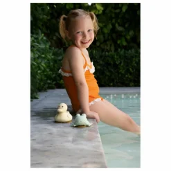 Coffret de jouets pour le bain upcyclés - Canard & Grenouille | Sauge