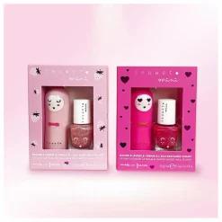 Coffret duo baume à lèvres et vernis à l'eau Rose