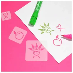 Coffret duo Tattoopen & Pochoir Réutilisable New York x JO LITTLE