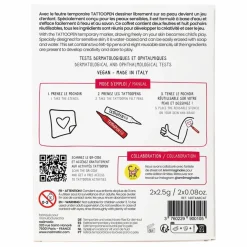 Coffret duo Tattoopen & Pochoir Réutilisable Cat x AMI IMAGINAIRE