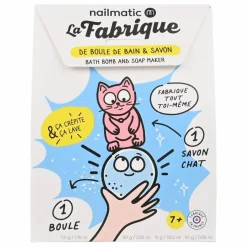 Coffret La Fabrique de savons et de bombes de bain - 1 savon et 1 bombe | Bleu