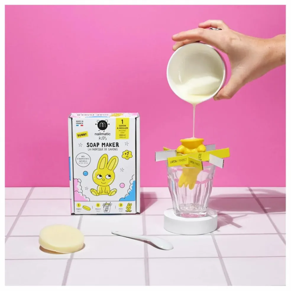 Coffret La Fabrique de savons Bunny - 1 savon | Jaune