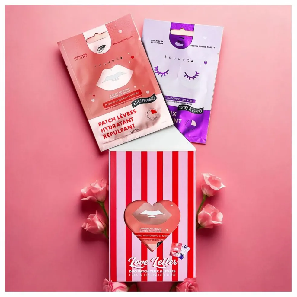 Coffret patch yeux et lèvres Love letter