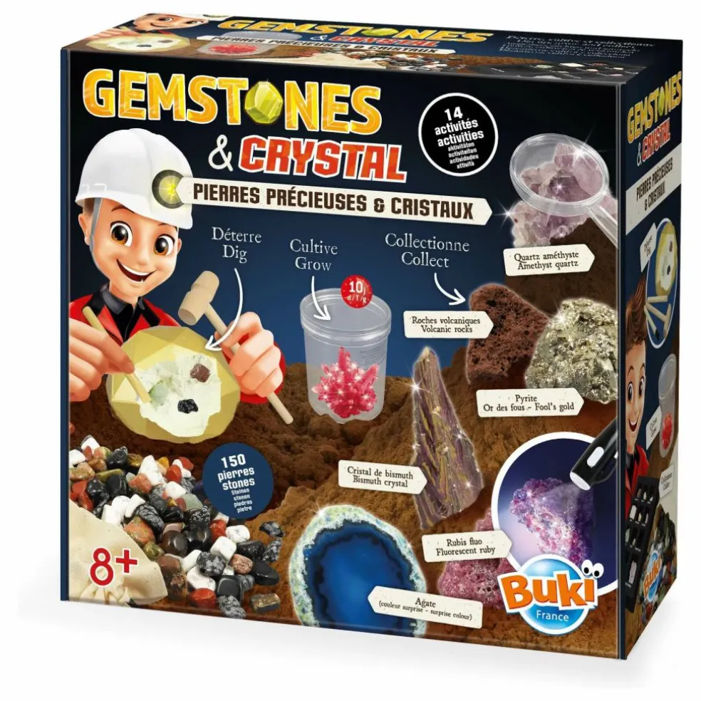 Coffret pierres précieuses et cristaux