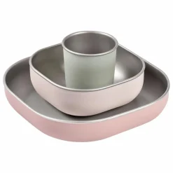 Coffret repas en inox | Rose pêche