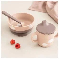 Coffret repas Happy Clouds | Rose pêche