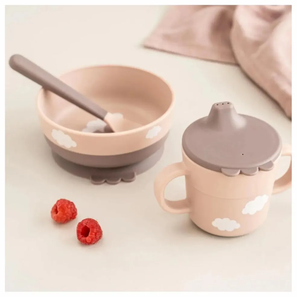 Coffret repas Happy Clouds | Rose pêche