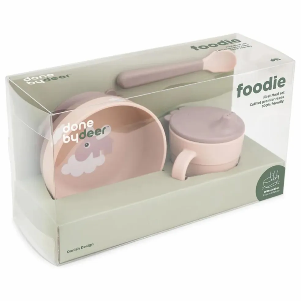 Coffret repas Happy Clouds | Rose pêche