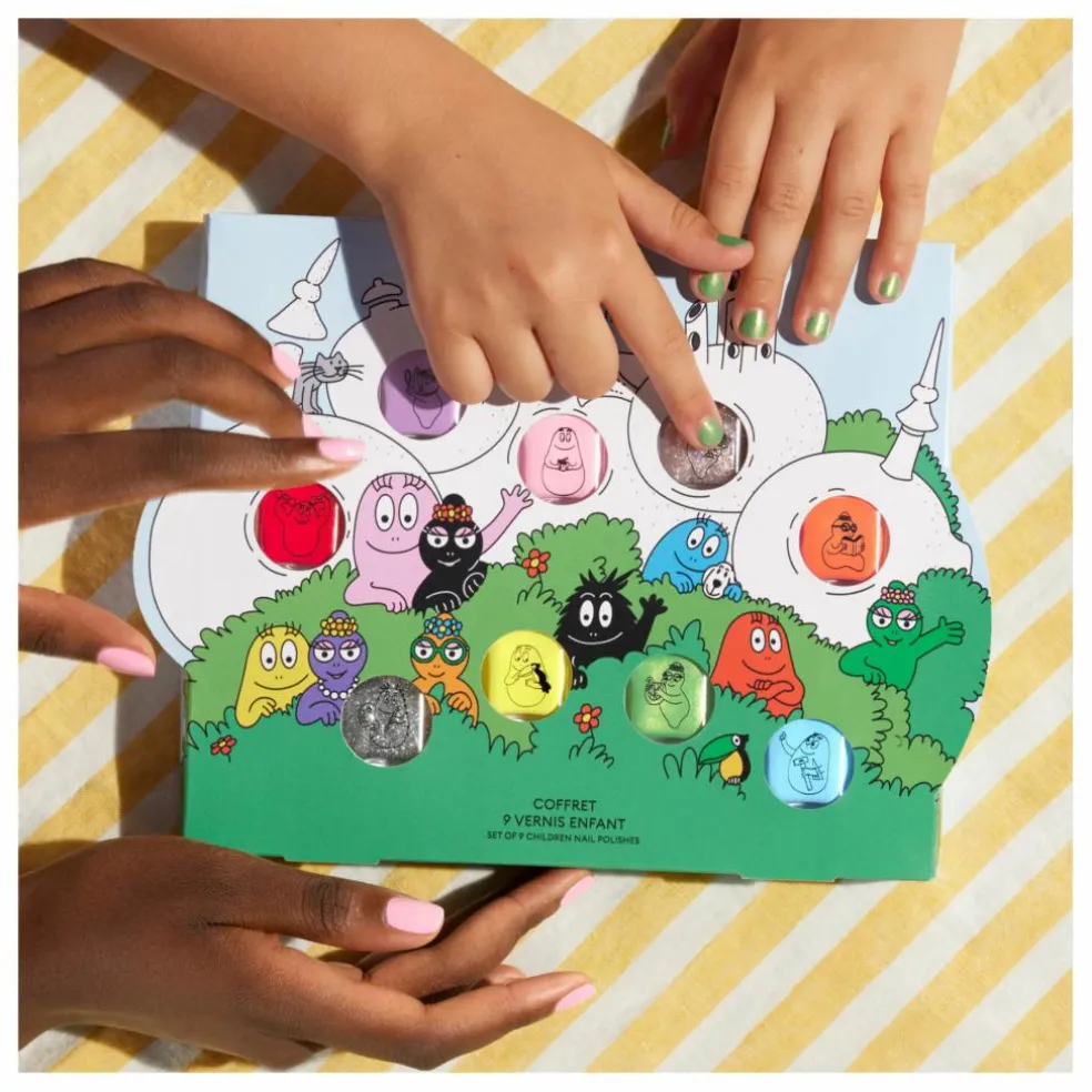Coffret Vernis enfant Barbapapa Family - 9 vernis