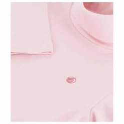 Col Roulé Logo Coton Bio | Rose