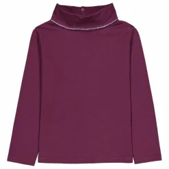 Col Roulé Twiggy Uni Coton Bio | Bordeaux