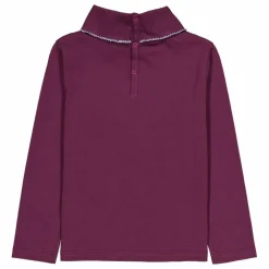 Col Roulé Twiggy Uni Coton Bio | Bordeaux