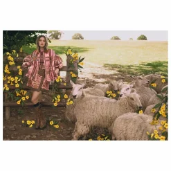 Collaboration Barbour x Farm Rio - Bottes Cami Caoutchouc | Vert