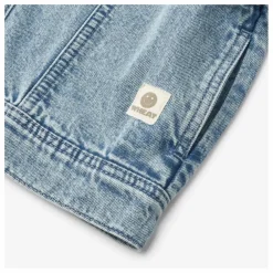 Collaboration Wheat x Pernille Teisbæk - Veste Denim Vive Coton Bio | Bleu